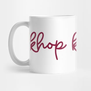 khop khun ka - maroon red Mug